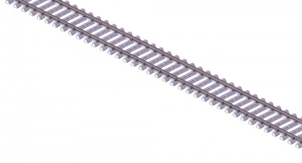 "mein Gleis" - Gleis mit Betonschwelle B 58