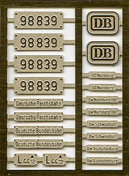GtL 4/4 Beschriftung 98 839 Epoche III