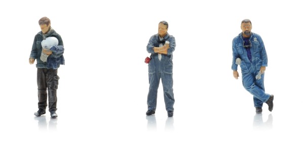 Stahlarbeiter - Arbeitstreffen (3 Figuren)