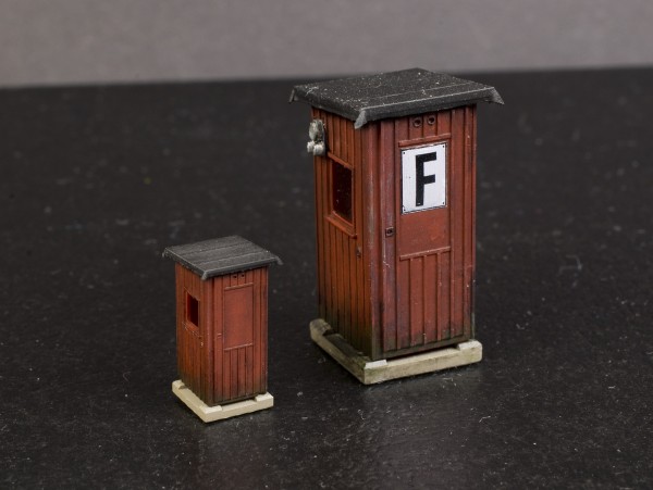 Fernsprechbude Holzersatzbau (Spur N)