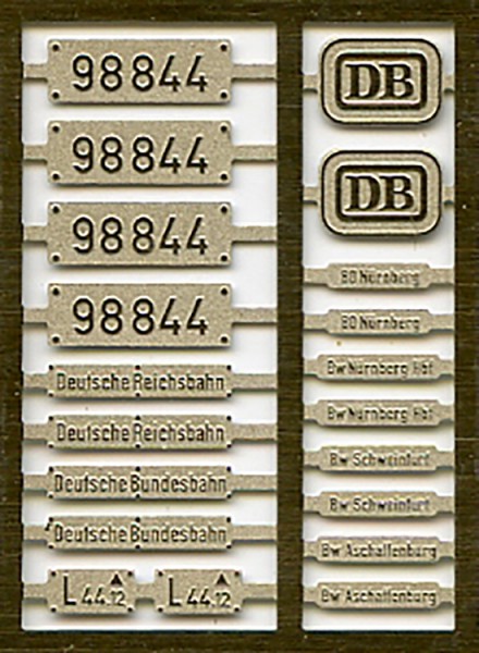 GtL 4/4 Beschriftung 98 844 Epoche III
