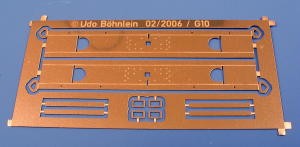Zurüstsatz 1 für Petau-G10 (Pufferbohle)