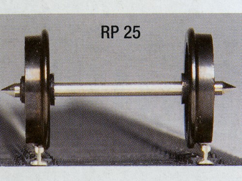Weinert RP 25-Präzisions-Scheibenräder, brüniert zum Austausch für Wagen