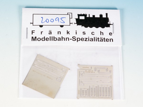 Zurüstsatz 5 für BRAWA-G10: Wagenkastengriffe, mit Biegekanten für Bügelgriffe sowie Biegelehre für