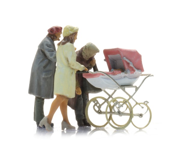 Wonneproppen (Familie mit Baby im Kinderwagen) - Spur N