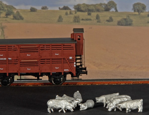 Gewichte für Verschlagwagen (Schweine) - 9 Stück
