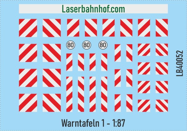 Decals - LKW Warntafeln