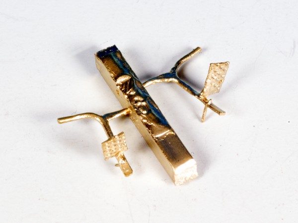 2 Ecktritthalter für preußische Abteilwagen