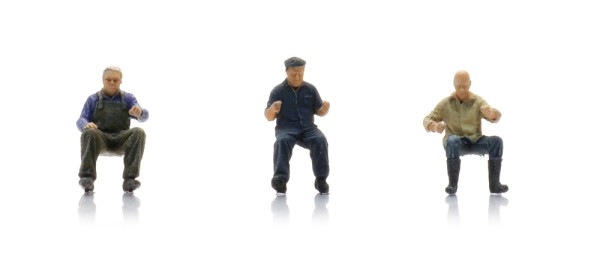 Traktorfahrer (3 Figuren) - Spur TT