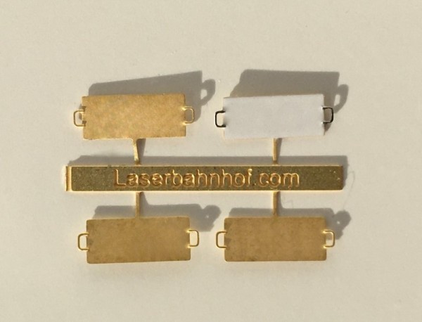 Zuglaufschilder- Spur H0