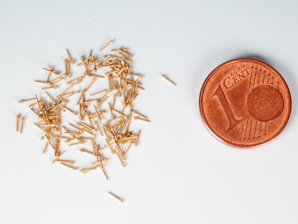 Mutter mit Bolzen / Weichenschrauben ø 0,5 mm
