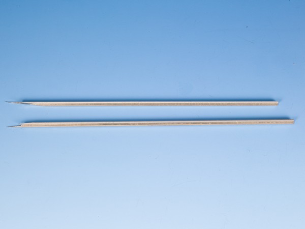 gefräste Herzstückspitzen für EW 190 - 1:9 (Neusilberschienenprofil)