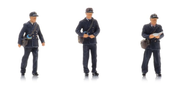 NS Schaffner im Zug 50er bis 70er Jahre (3 Figuren)