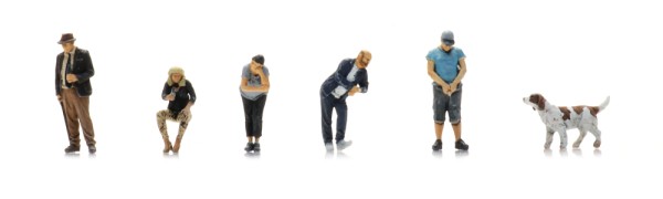 Trinkhalle Figuren - (6 Figuren)