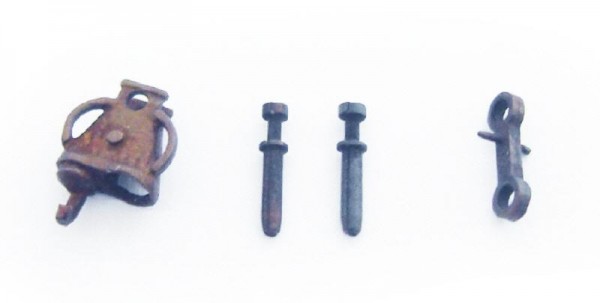 Adapter Trichterkupplung auf Scharfenbergkupplung mit Deichsel kurz