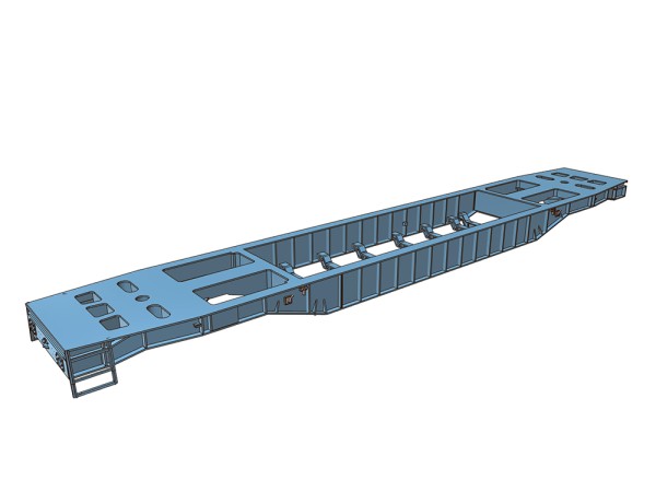 Bausatz Tiefladewagen nach Skizze 32A - Teilesatz - 3D-Druck