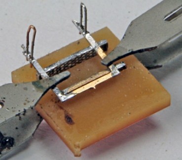 Lötlehre für Bühnentritte