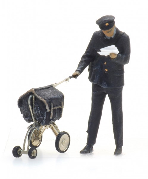 Briefträger und Wagen (1Figur)