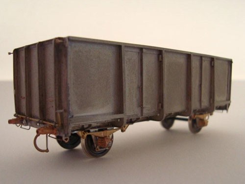 NS GTU Gleitachslager, Korbpuffer - Komplettbausatz Fremo:87