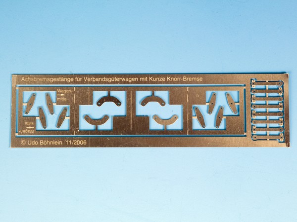 Achsbremsgestänge Verbandsbauart