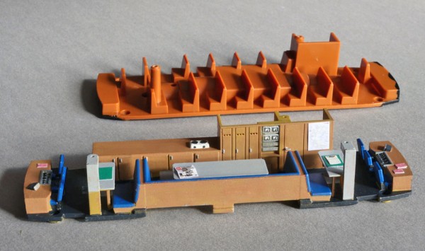 Inneneinrichtung für Indusi-Prüfwagen 724 001 (Modellbahn Union) - 3D-Druck