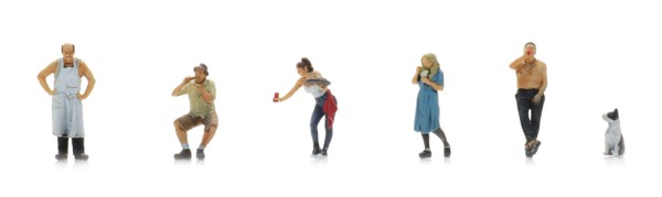 Pommes Bude Figuren - (6 Figuren)