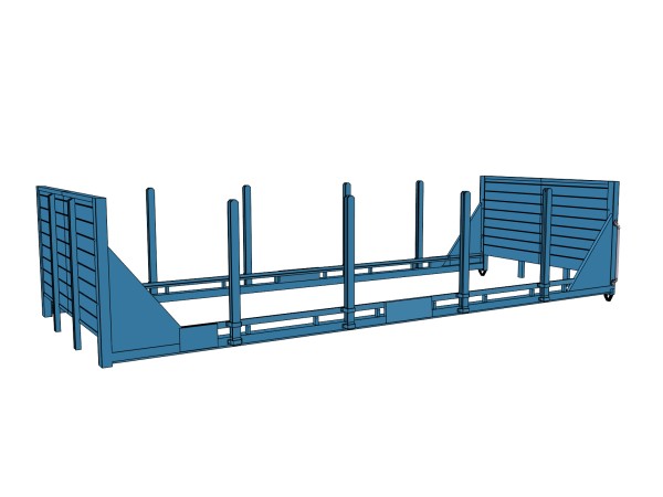 Teilesatz Schwellentransportwagen für Roco K25/O10/X05-Fahrwerk- 3D-Druck