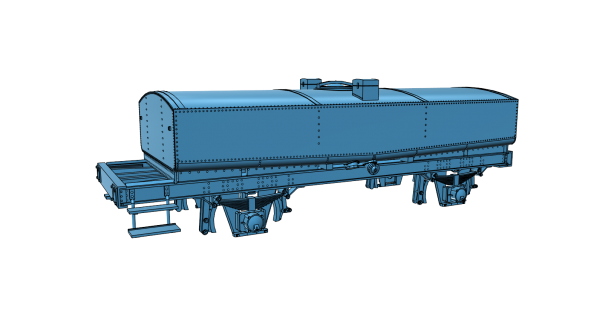 Bausatz Kesselwagen Conradty mit Handbremsstand - 3D-Druck