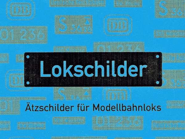 Lokschild Baureihe E44.5 - Lok E44 502 - Spur I