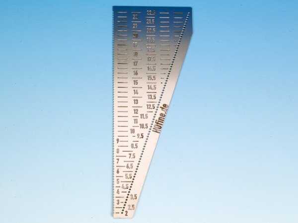 Lehre zum Biegen von Drähten bis 0,4 mm