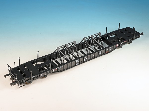 Bausatz Tiefladewagen SSt32d zum Transport von Stahlblechen - Teilesatz - 3D-Druck