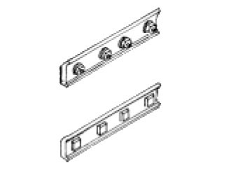 Schienenlaschen für Code 75-Schienenprofil für NEM- und RP 25-Räder