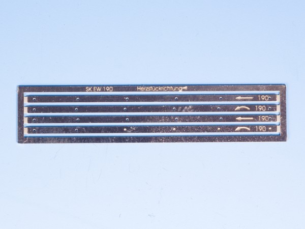Bohrschablone für Stützknaggen EW 190 - 1:9 und EW 300 - 1:9