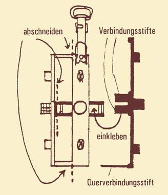 Drehgestellblenden für Märklin 4137 (bayrischer Packwagen), Weißmetall