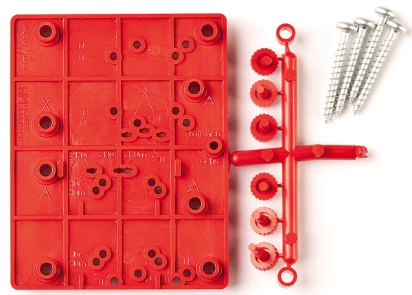 Mein-Gleis Bohrschablone für Weichenantrieb 74300, 74310