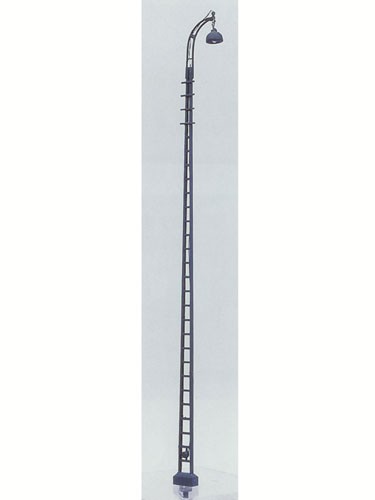 Bahnhofslampe Flachmast, 12 m Mast, beleuchtet - Sur I