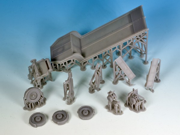 Langendorf Tiefladeanhänger - 3D-Druck