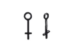 Griffstangen mit Ring aus Kunststoff