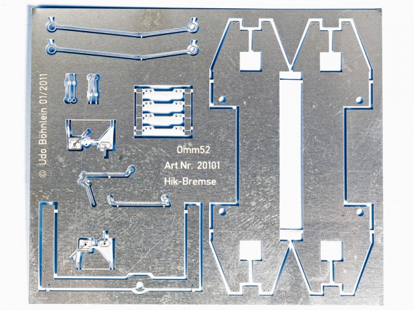Zurüstsatz für Brawa Omm52/E037 HiK-Bremse