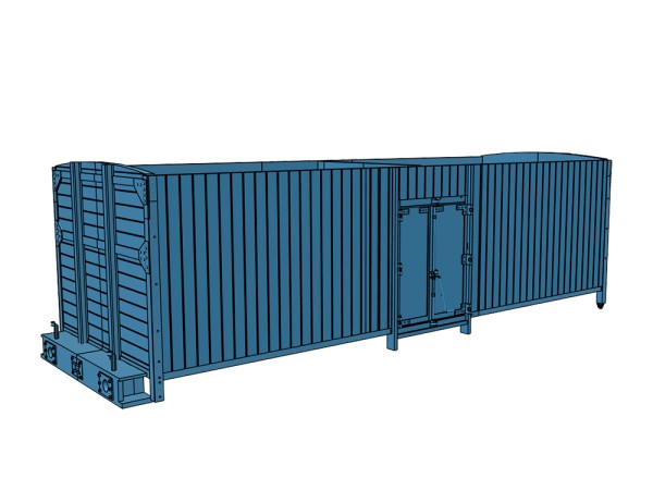 Teilesatz - Bierwagen "Dortmunder Union" Wagennummer 504 224 P für Roco G10 - 3D-Druck