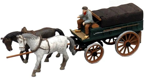 Bauernwagen mit Plane