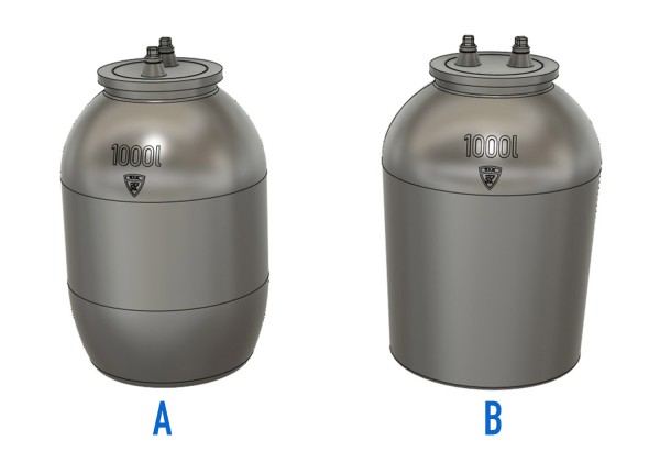 Bausatz Säuretöpfe - 3D-Druck (VE= 12 Stk.)