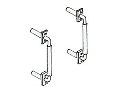 Griffstangen mit Flansch, 7mm lang
