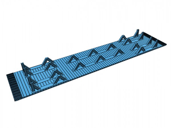 6-ständiger Coiltransport - Tauschboden für SSkm49 (Klein Modellbahn/Roco) - 3D-Druck