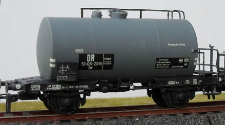 Beschriftungssatz Kesselwagen, Deutsche Reichsbahn, Epoche III