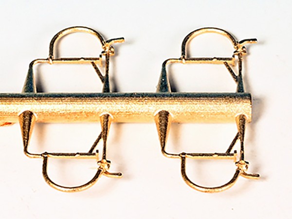 Bremsschläuche Griff links für Brawa Wagen (4 Stück)