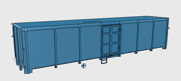 Degussa Holzkohlewagen für Roco Tbis871 Fahrwerk - 3D-Druck