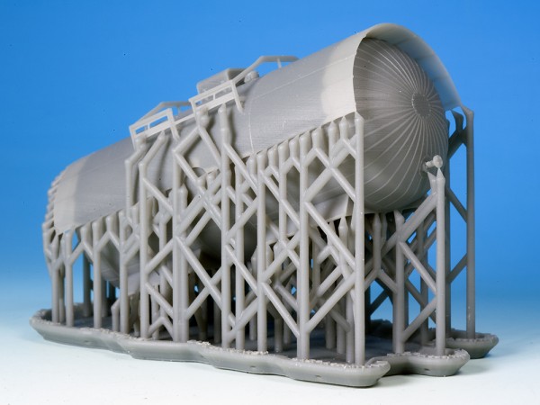 BASF Chemiekessel für Fleischmann UIC Kesselwagenfahrwerk - 3D-Druck