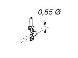 Rohrleitungshalter für Lokomotiven und Halter für Bremsleitunegn