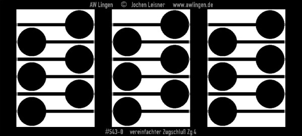 Vereinfachter Zugschluss Zg 4 mit Decals